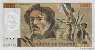 FRANCE 100 Francs DELACROIX imprimé en continu FRANCE 100 Francs DELACROIX imprimé en continu 1991 UNC -