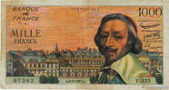 FRANCE 1000 Francs RICHELIEU FRANCE 1000 Francs RICHELIEU 1957 F -