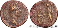 THE ANTONINES (96 AD to 192 AD) Sesterce HADRIAN Rome, commémoration des voyages 136 (31mm, 23,64g, 12h) -