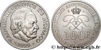 MONACO - PRINCIPALITY OF MONACO - RAINIER III 100 Francs Rainier III 50e anniversaire de règne MONACO - PRINCIPALITY OF MONACO - RAINIER III Paris 1999 (31mm, 15,06g, 6h) -