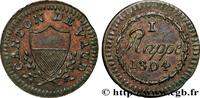 SWITZERLAND - CANTON OF VAUD 1 Rappen SWITZERLAND - CANTON OF VAUD 180 (14mm, 0,64g, 6h) -