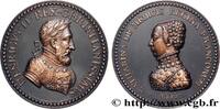FRANCE Médaille d’Henri II et Catherine de Médicis, refra HENRI II Monnaie de Paris (1555)/1970 (61mm, 95,72g, 12h) -