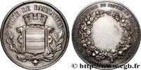 FRANCE Médaille, Société d’horticulture du canton de Damm SOCIÉTÉS D'AGRICULTURE, HORTICULTURE, PÊCHE ET CHASSE 77 - Dammartin-en-Goële n.d. (36mm, 19,96g, 12h) -