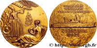 FRANCE Médaille, Paquebot Antilles MER ET MARINE : PAQUEBOTS, NAVIRES, BATEAUX 1952 (59mm, 76,96g, 12h) -