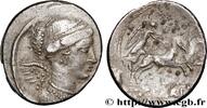 THE REPUBLIC (280 BC to 27 BC) Denier CARISIA Rome 46 AC. (19mm, 3,80g, 5h) -
