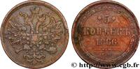 RUSSIA 5 Kopecks aigle bicéphale RUSSIA Ekaterinbourg 1866 (35mm, 22,41g, 12h) -