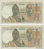 FRENCH WEST AFRICA (1895-1958) 5 Francs Consécutifs FRENCH WEST AFRICA (1895-1958) 5 Francs Consécutifs 1954 UNC- -