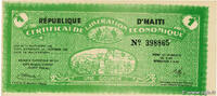 HAITI 1 Gourde HAITI 1 Gourde 1962 XF+ -