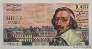 FRANCE 1000 Francs RICHELIEU FRANCE 1000 Francs RICHELIEU 1956 F+ -