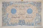 FRANCE 20 Francs BLEU FRANCE 20 Francs BLEU 1906 VF -