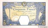 FRENCH WEST AFRICA (1895-1958) 50 Francs DAKAR FRENCH WEST AFRICA (1895-1958) 50 Francs DAKAR 1929 VF -