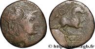 FRANCE Unité de bronze ou as, légende latine INDIGETES - EMPORIA / UNTIKESKEN (Province of Girona - Ampurias) Ampurias Ier siècle avant J.-C. (30mm, 10,41g, 2h) -