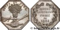 FRANCE SEINE ET OISE SOCIÉTÉS D'AGRICULTURE, HORTICULTURE, PÊCHE ET CHASSE 1834 (28,5mm, 11,56g, 12h) -