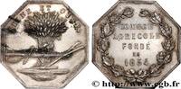 FRANCE SEINE ET OISE SOCIÉTÉS D'AGRICULTURE, HORTICULTURE, PÊCHE ET CHASSE 1834 (28,5mm, 11,81g, 12h) -