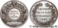 FRANCE Jeton AR 36 poinçon abeille, Crédit foncier de Fra BANQUES 1852 (36,5mm, 20,12g, 12h) -