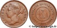 MALAYSIA - STRAITS SETTLEMENTS 1 Cent Straits Settlements Victoria 1886 ... 794.88 元 含税 ＋  150.61 元 运费