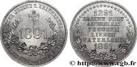 FRANCE Médaille, 600e anniversaire du Pacte fédéral SUISSE - CONFÉDÉRATION HELVÉTIQUE Suisse 1891 (38mm, 6,09g, 12h) -