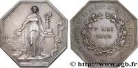 FRANCE Société anonyme de crédit industriel et commercial BANQUES s.l. 1859 (37mm, 22,05g, 12h) -