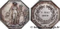 FRANCE Société anonyme de crédit industriel et commercial BANQUES s.l. 1859 (35,5mm, 20,50g, 12h) -