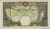 FRENCH WEST AFRICA (1895-1958) 25 Francs DAKAR FRENCH WEST AFRICA (1895-1958) 25 Francs DAKAR 1925 VF- -