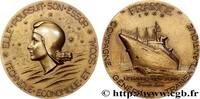 FRANCE Médaille, Paquebot France MER ET MARINE : PAQUEBOTS, NAVIRES, BATEAUX 76 - Le Havre 1962 (52,50mm, 68,37g, 12h) -