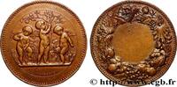 FRANCE Médaille, Horticulture SOCIÉTÉS D'AGRICULTURE, HORTICULTURE, PÊCHE ET CHASSE n.d. (36mm, 20,91g, 12h) -