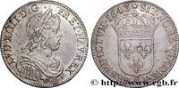 FRANCE Demi-écu, portrait à la mèche courte LOUIS XIV THE SUN KING Paris, Monnaie de Matignon 1643 (32mm, 13,46g, 6h) -