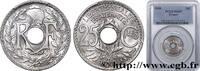 FRANCE 25 centimes Lindauer III REPUBLIC 1918 (24mm, 5g, 6h) -