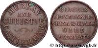 AUSTRALIA Token de 1 Penny Murray & Christie, Castlemaine AUSTRALIA 1862 (34mm, 15,62g, 6h) -