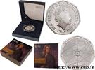 UNITED KINGDOM 50 Pence Proof Sir Isaac Newton UNITED KINGDOM 2017 (27,3mm, 8g, 12h) -