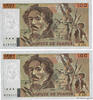 FRANCE 100 Francs DELACROIX 442-1 & 442-2 Consécutifs FRANCE 100 Francs DELACROIX 442-1 & 442-2 Consécutifs 1995 UNC -