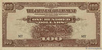 MALAYA 100 Dollars MALAYA 100 Dollars 1942 UNC- -