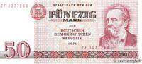 GERMAN DEMOCRATIC REPUBLIC 50 Mark GERMAN DEMOCRATIC REPUBLIC 50 Mark 1971 UNC- -