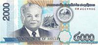 LAOS 2000 Kip LAOS 2000 Kip 2011 UNC- -