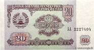 TAJIKISTAN 20 Rubles TAJIKISTAN 20 Rubles 1994 UNC -