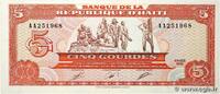 HAITI 5 Gourdes HAITI 5 Gourdes 1989 UNC -