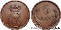 DENMARK 5 Ore Christian IX DENMARK Copenhague 1906 (27mm, 7,90g, 12h) -