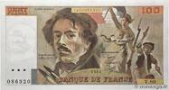 FRANCE 100 Francs DELACROIX modifié FRANCE 100 Francs DELACROIX modifié 1982 UNC -