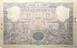 FRANCE 100 Francs BLEU ET ROSE FRANCE 100 Francs BLEU ET ROSE 1899 VG -