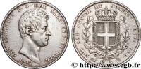 ITALY - KINGDOM OF SARDINIA - CHARLES-ALBERT 5 Lire ITALY - KINGDOM OF SARDINIA - CHARLES-ALBERT Turin 1832 (37mm, 24,91g, 6h) -