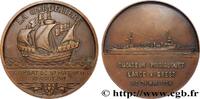 FRANCE Médaille, Croiseur Primauguet MER ET MARINE : PAQUEBOTS, NAVIRES, BATEAUX 1924 (49,5mm, 53,37g, 12h) -