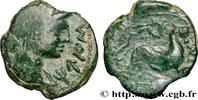 FRANCE Unité ou bronze au taureau GALLIA - NEDENES (oppidum of Montlaures) 121-45 AC. (23,5mm, 8,57g, 7h) -