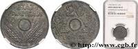 FRANCE 20 centimes État français, lourde, Fautée non trou FRENCH STATE 1942 (24mm, 3,50g, 6h) -
