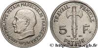 FRANCE 5 francs Pétain FRENCH STATE 1941 (22mm, 3,92g, 6h) -