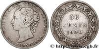 NEWFOUNDLAND 50 Cents Victoria NEWFOUNDLAND 1900 (30mm, 11,52g, 6h) -