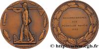 FRANCE Médaille, Reconnaissance des pêcheurs hamois SOCIÉTÉS D'AGRICULTURE, HORTICULTURE, PÊCHE ET CHASSE 1950 (41mm, 30,57g, 12h) -