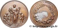 FRANCE Médaille, Société régionale d’horticulture de Vinc SOCIÉTÉS D'AGRICULTURE, HORTICULTURE, PÊCHE ET CHASSE 94 - Nogent-sur-Marne 1882 (56mm, 80,41g, 12h) -