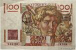 FRANCE 100 Francs JEUNE PAYSAN filigrane inversé FRANCE 100 Francs JEUNE PAYSAN filigrane inversé 1954 VF -
