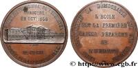 FRANCE Médaille, Inauguration du Collège municipal de Neu SUISSE - CANTON DE NEUCHATEL Suisse, Neuchâtel 1868 (42,5mm, 25,01g, 12h) -