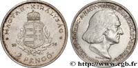 HUNGARY 2 Pengo 50e anniversaire de la mort de Franz von L HUNGARY Budapest 1936 (27mm, 9,96g, 12h) -